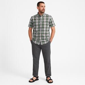 prAna Double Peak E-Waist Pants Men XXL 30 Flint Gray Lightweight Organic Cotton